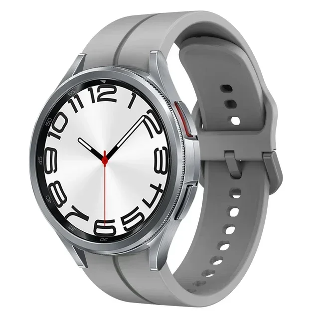 Sleek 20mm Silicone Watch Strap - Premium Wristband