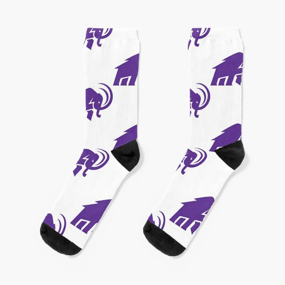 Amherst College mammoths Socks Socks cotton funny gifts socks man basketball socks Designer Man Socks Women's