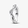Winter Collection 100%925 Sterling Silver Ring Luxury Love full Zircon ring of different widths Girlfriend Gift women's jewelry 4