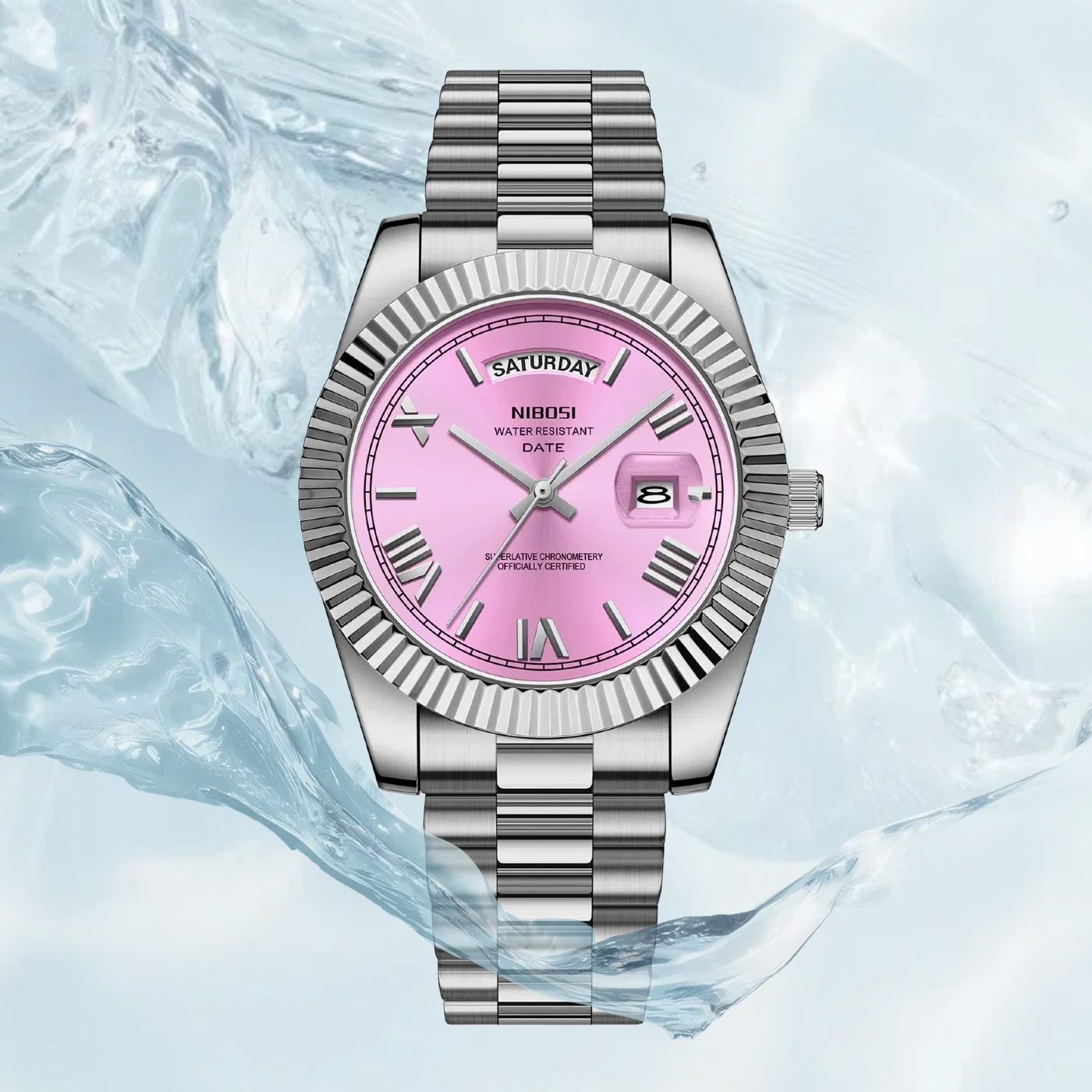 NIBOSI Fashion Quartz Men Watch Top Brand Luxury Wristwatch Day Date Miyota Watch Men Waterproof Steel Male Clock Reloj Hombre