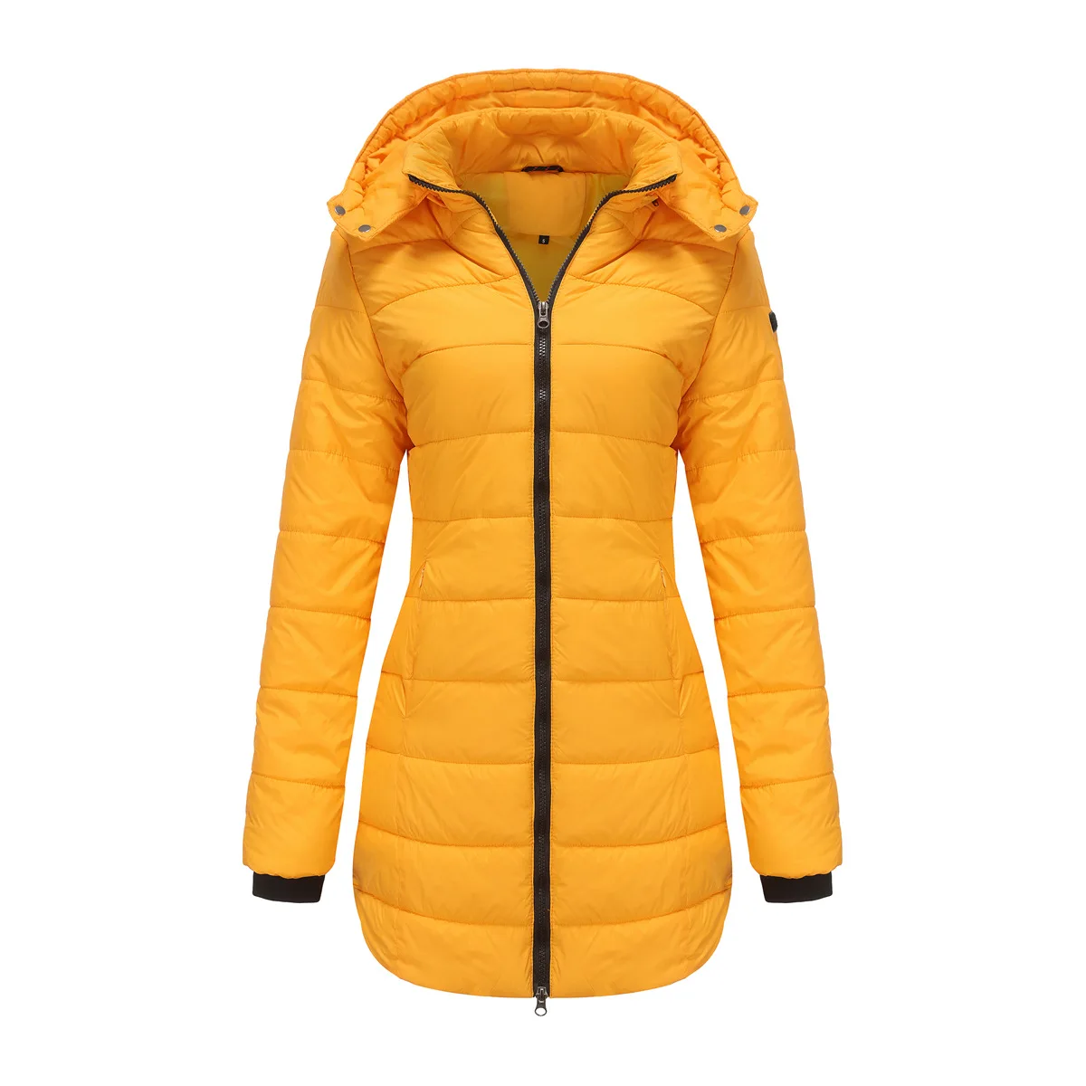 سترة نسائية مبطنة بالقطن لعام 2024 مقاومة للماء مت...