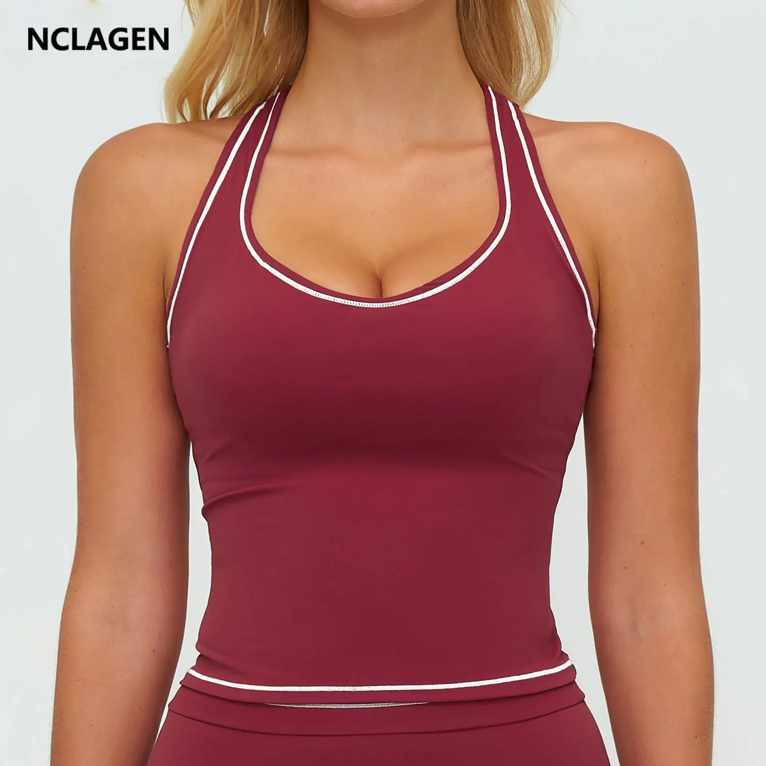 Débardeur Sport Femme avec Soutien-Gorge Intégré