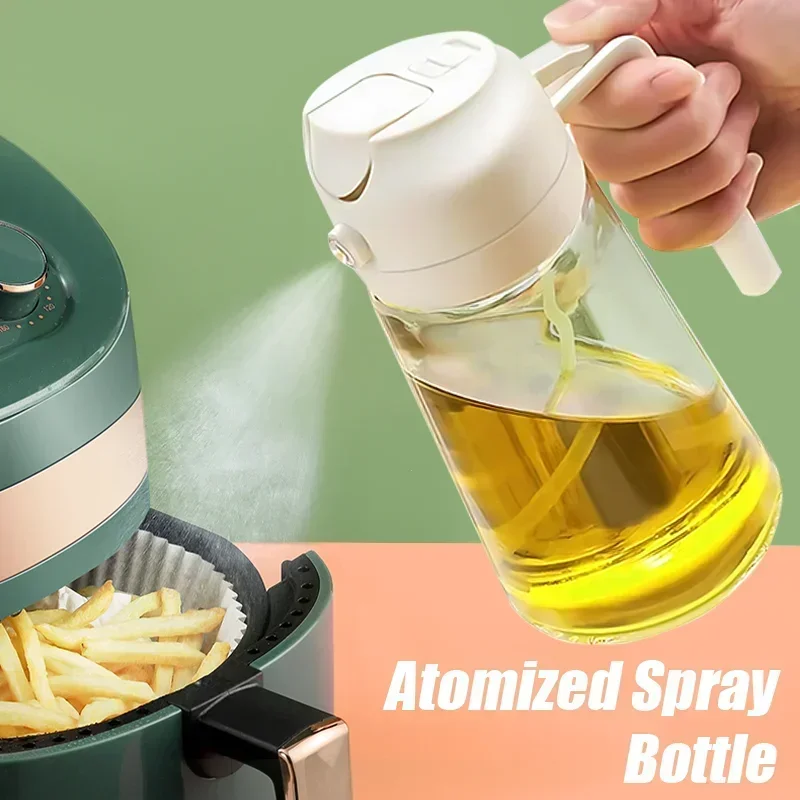 500ml Plastic Spray Oil Sprayer Bottle Spray Oil Dispenser Oil Jar Cruet BBQ Kitchen Baking Roasting Picnic Kitchen Tool New