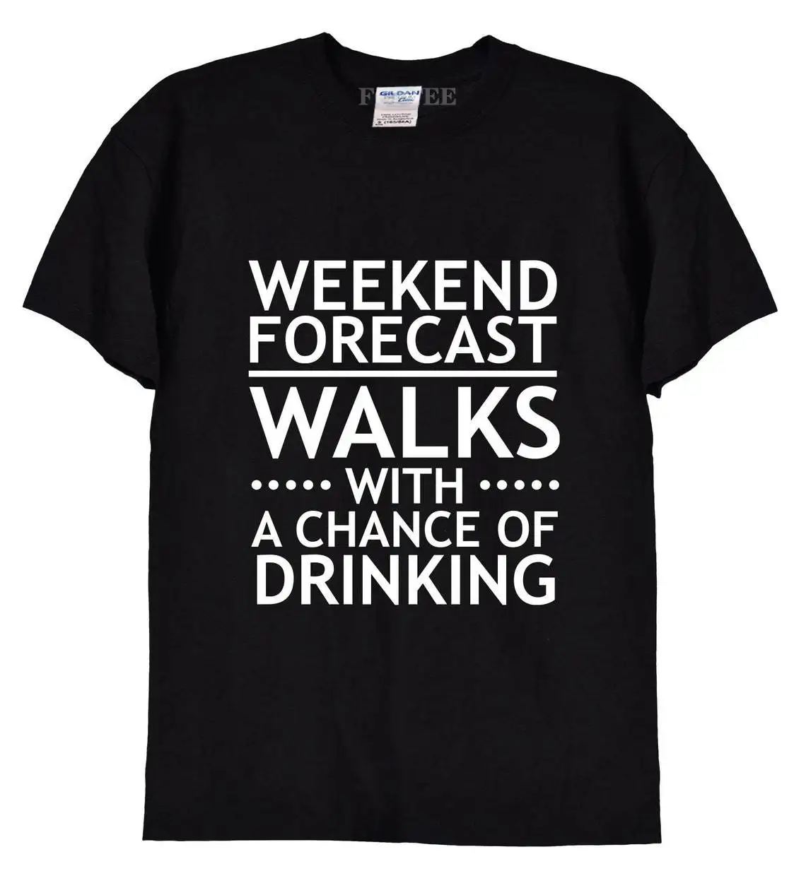 

Weekend Forecast Walks With Chance Drinking Unisex T Shirts Worlds Okayest Dad Men Gifts Tee Shirts Novelty Tops Father's Day