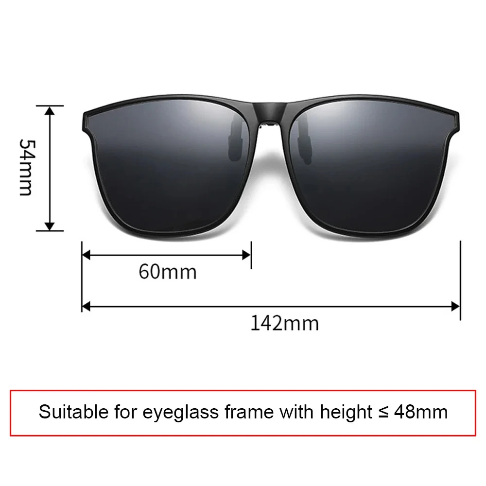 Driving Glasses Photochromic Sunglasses Night Vision Sunglasses Polarized Sunglasses Vintage Sunglasses Men Women Clip On Sunglasses Polarizing Color Changing Sunglasses Photochromic Vintage Clip Glasses Night Vision Driving Goggles