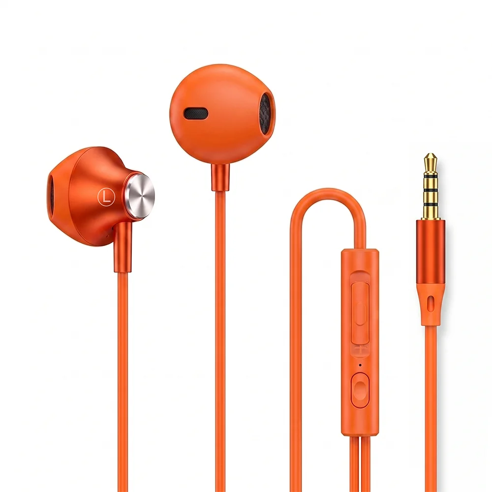 USB Type C Wired HiFi Stereo Headphones with Mic