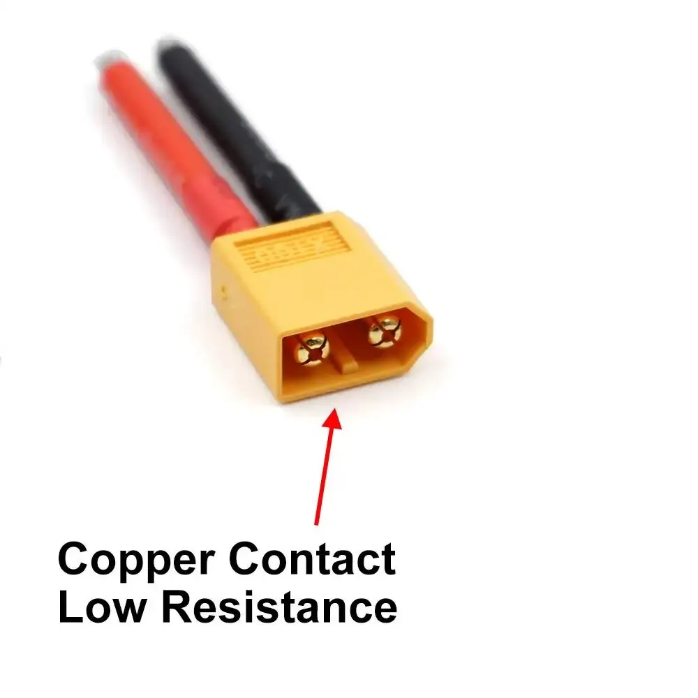 Connecteur femelle et mâle XT60, 1/2 paires, avec fil en silicone 12/14awg, pour câble de batterie RC Lipo, Drone – Image 4