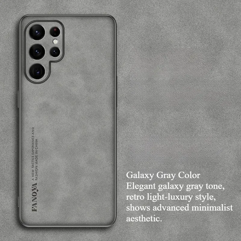 Luxury Sheepskin Leather Phone Case - Premium Back Cover