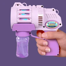

Childrens Bubble Blowing Machine Boy Holding Electric Baby Automatic Bubble Gun Toy Armas De Brinquedo Water Minigun KC50SQ