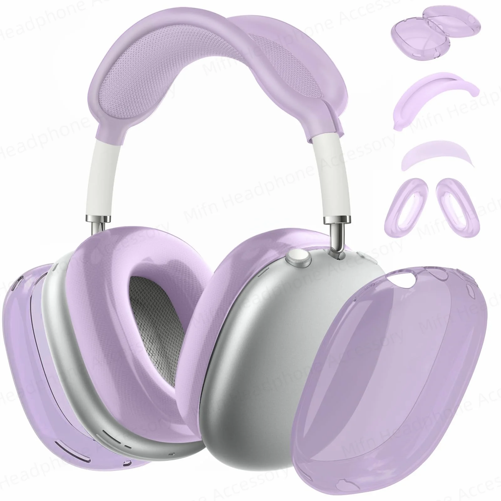 Nuovo Per Airpods Max Soft Tpu Custodia Protettiva Antigraffio Custodia Protettiva Per Apple Airpods Max Custodia Trasparente Per Cuffie