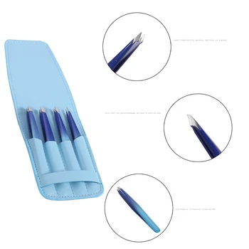 Professional Beauty Tweezer Set, Salon Precision 6