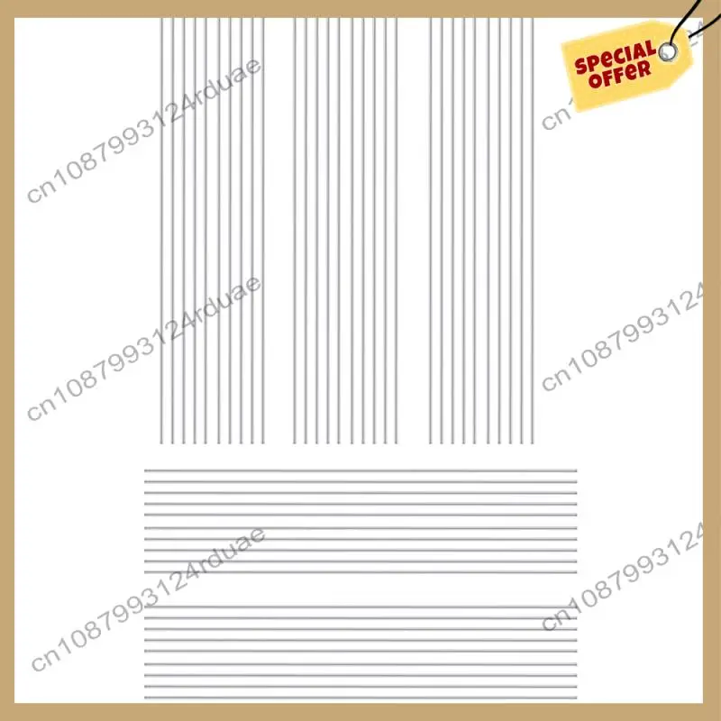 A75T 50 Pcs 구리 알루미늄 전극 저온 용액 용접 금속 플럭스 코어 전극 1.6Mm X 33Cm