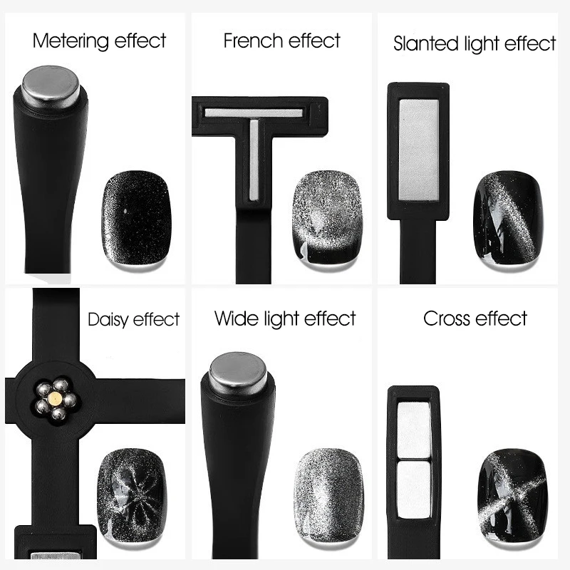 Multifunctional Strong Magnet Stick 3D Cat Eye Painting Nails Art Design Cat Eye UV Gel magnetic nail art tools magnetic nail pen magnetic nail tools nail care tools cat eye nail tool For Manicure Art Design Special Tools