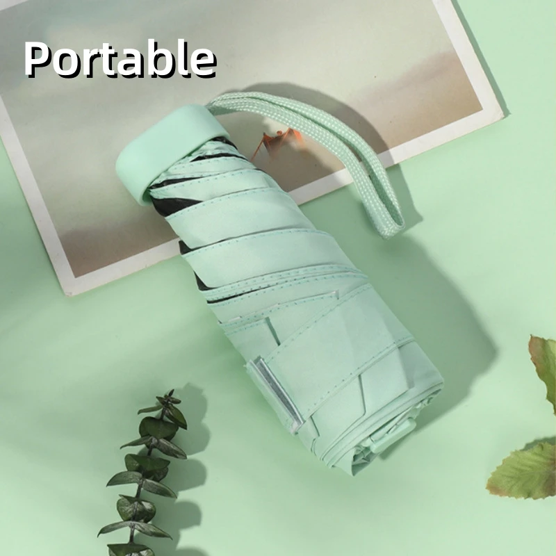 Mini Umbrella UPF50+ Sun Protection Rainproof Portable Outdoor Travel