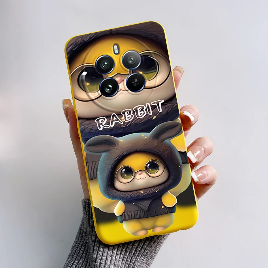 Cute Rabbit & Panda Matte Soft Protective Phone Case -