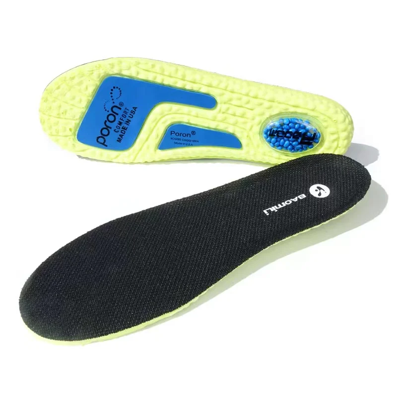Thickened EVA new sports insole sole shock absorption deodorant breathable pad running insole unisex poron orthopedic insole
