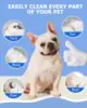 Cleaning Wipes Gloves for Dog and Cat,Pet Bathing Wipes Cleaning & Deodorizing,Dog Wipes for Body Paws Butt Daily Care,Cat Groom 2