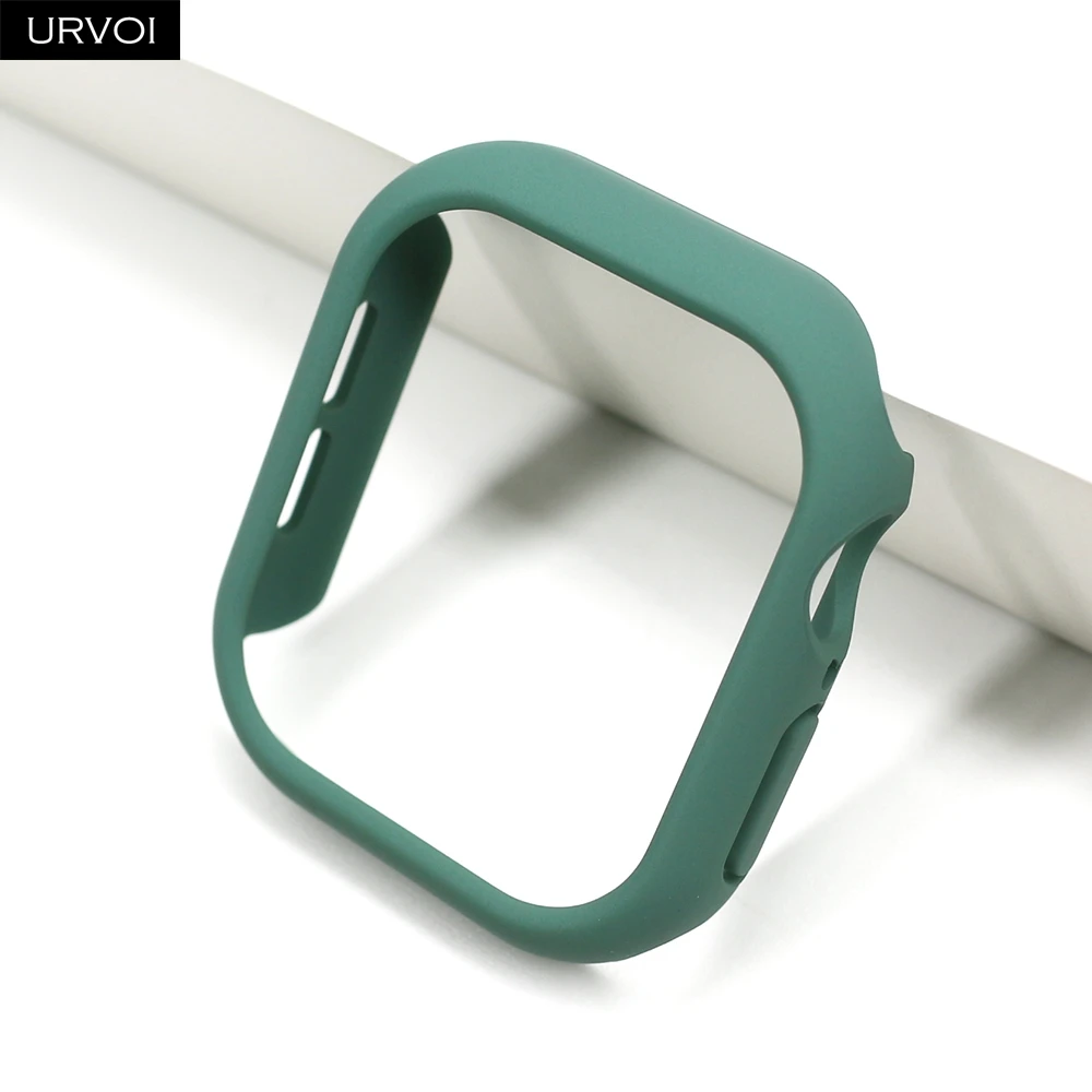 Premium Ultra-Thin Candy PC Case for Smartwatch - Sleek Protective Bumper Frame Accessory
