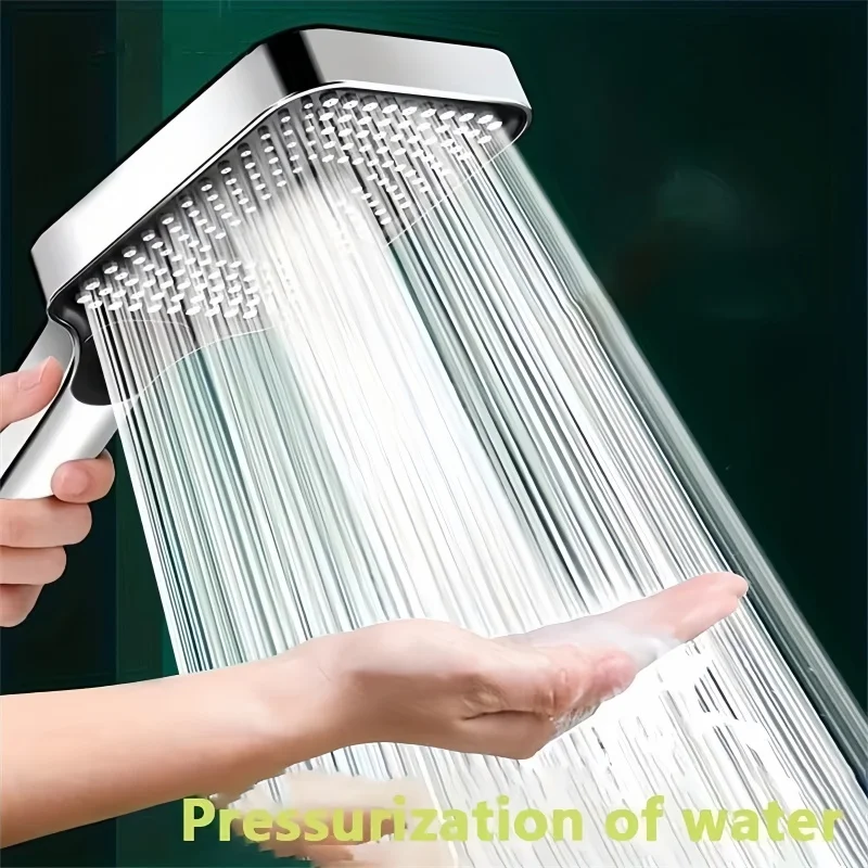 3 Mode Adjustable Shower Head Rainfall Shower Large Flow Showerhead High Pressure Water Saving Shower Mixer Bathroom Accessories 6
