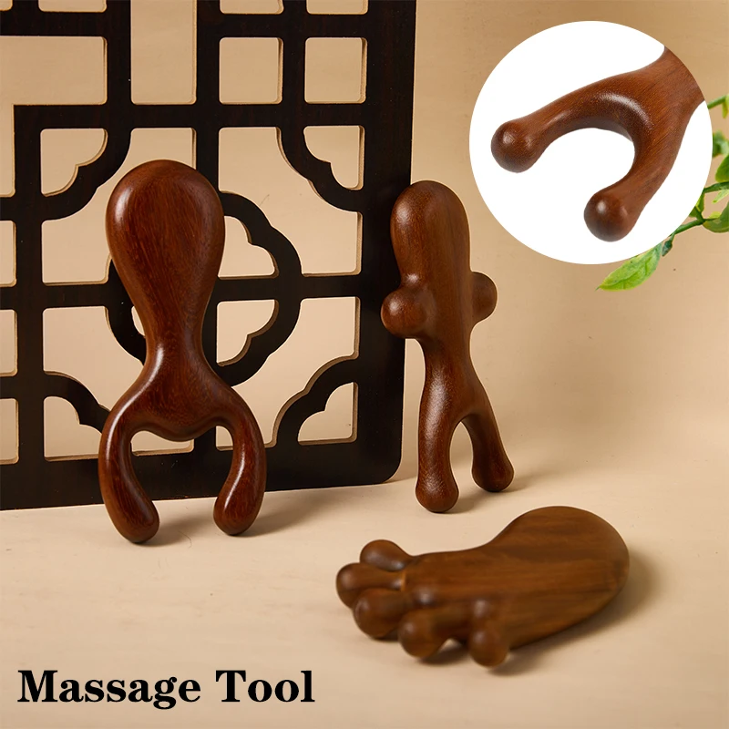 

1Pcs Face Scalp Gua Sha Massager Nose Shaper Natural Facial Wooden Sandalwood Wide Tooth Combs Massage Tool For Guasha Scraping