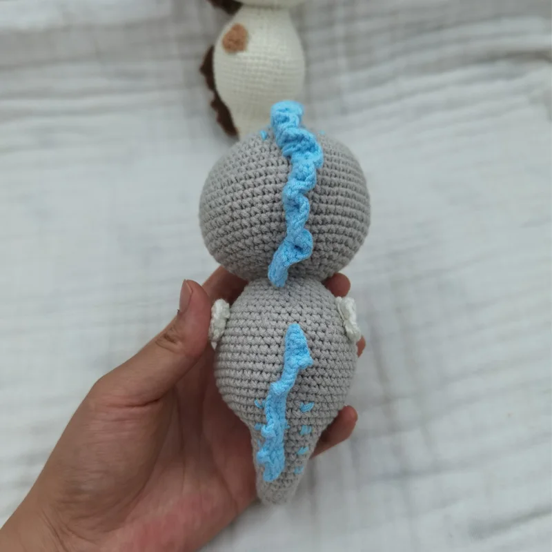 1PC Baby Nursing Cute Cartoon Crochet Sea Horse Pendant Rattle For Baby Mobile Pram Crib Ring Accessories Newborn Grasping Toys 5