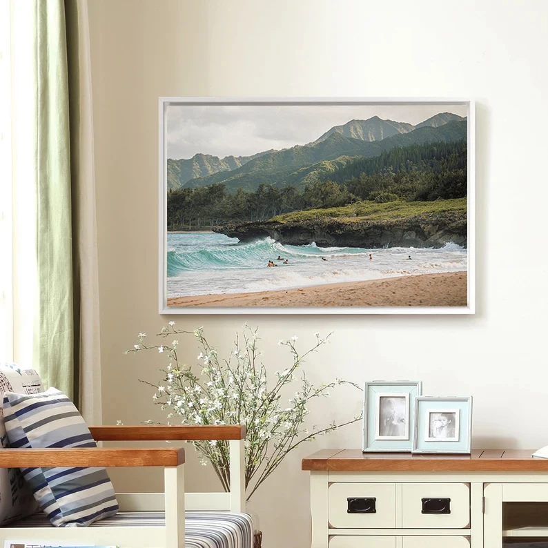 Coastal Beach Photography Canvas 4