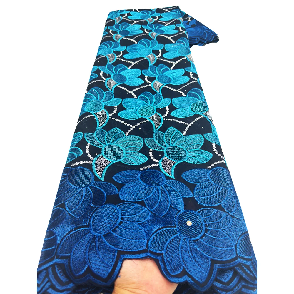 African Cotton Lace Fabric for Women Dresses Sewing