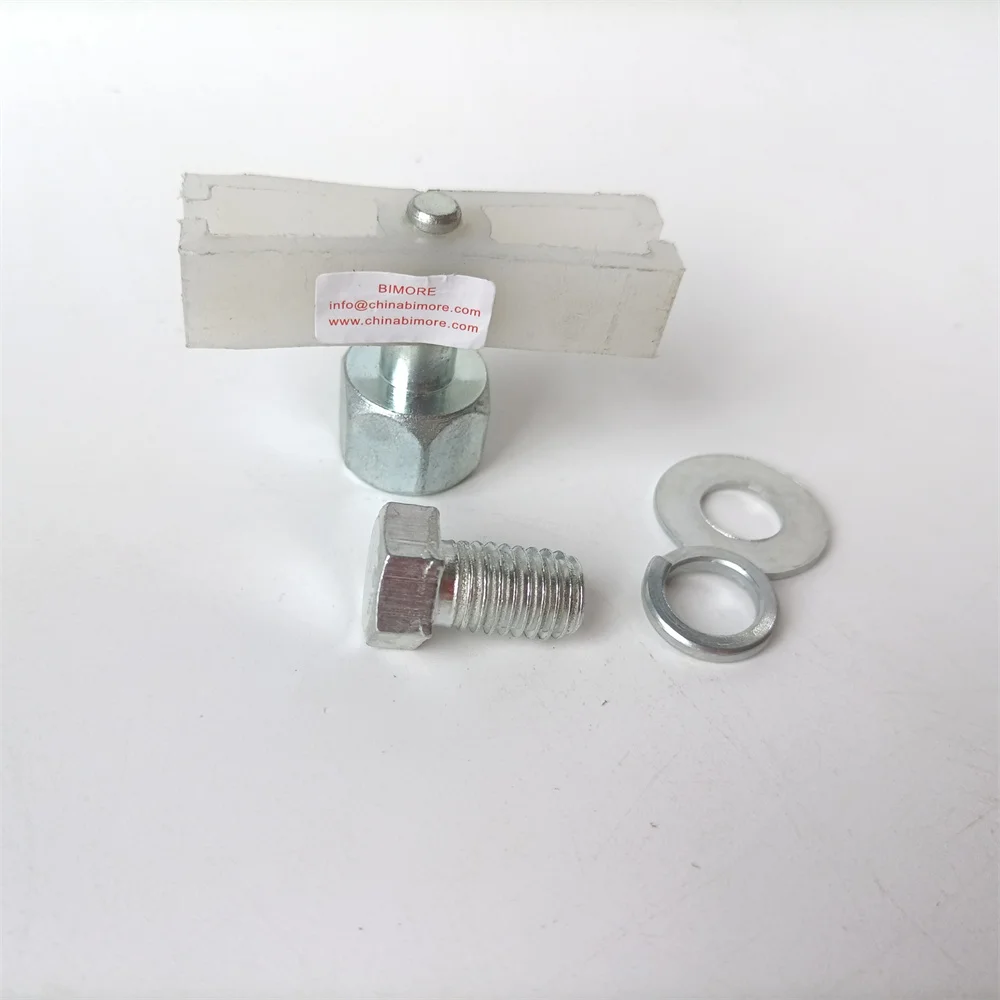 Elevator Parts 50*35 Elevator Door Spare Parts Guide Shoe Slider L50mm H35mm M8 Escalator Assembly