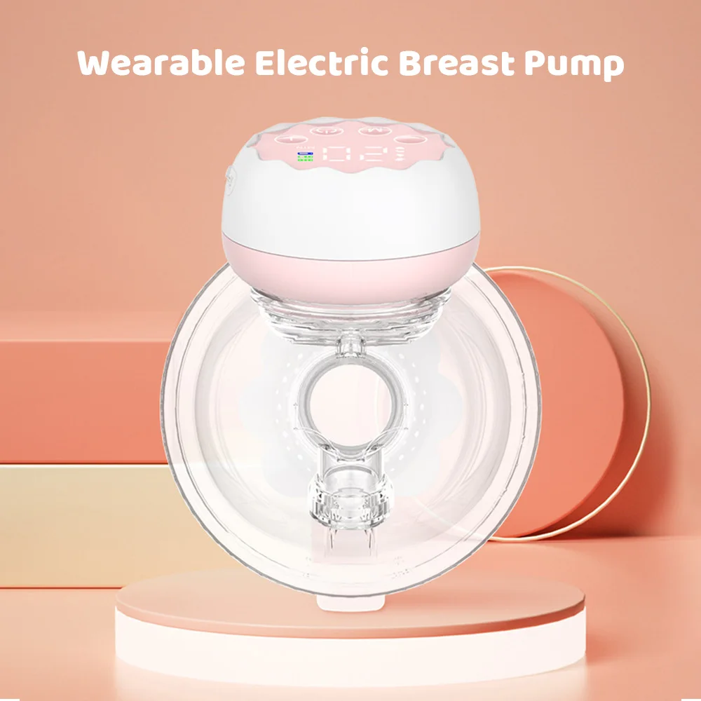 Wearable Breast Pump for Breastfeeding Hand Free Electric Breast Pump 4 Mode 12Suction Level Low Noise180ml Milk Collector 2