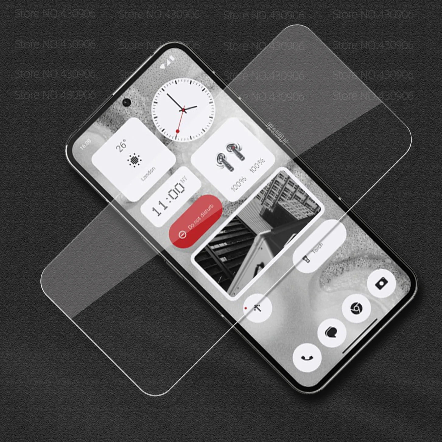 Ultra-Clear Tempered Glass Screen Protector with Full Coverage & Fingerprint Unlocking