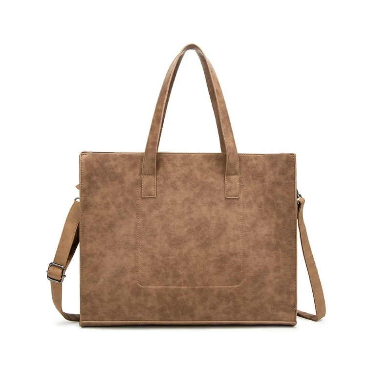 Leather Briefcase Vintage Laptop Bag for Women Suitcase Man Shoulder Bag Women's Genuine Leather Handbags Men Handbag