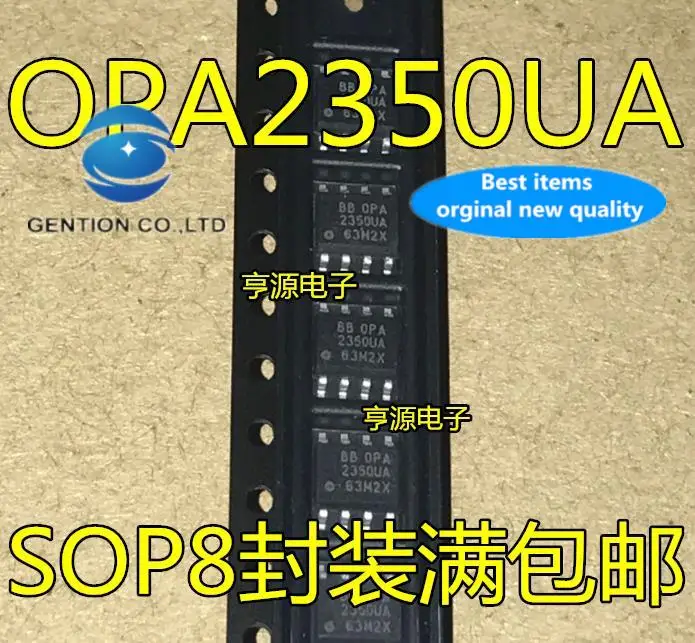 

10 шт., 100% оригинальная новая фотовспышка OPA2350 OPA2350UA SOP-8, двойной операционный усилитель, чип