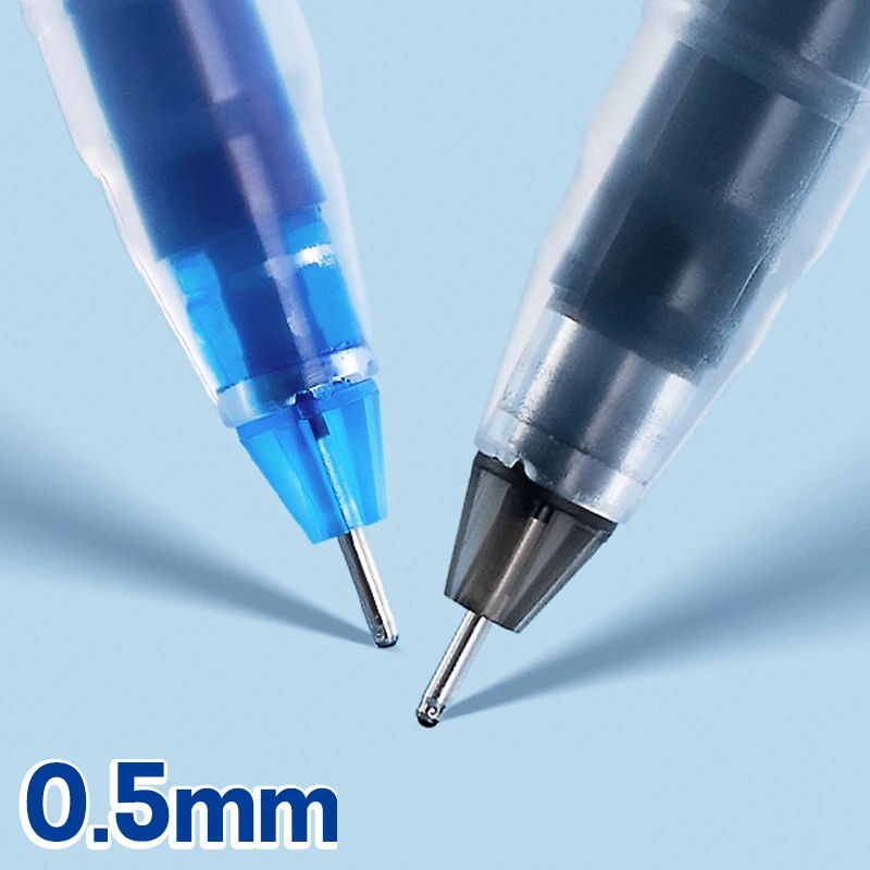 M&G Precision Gel Pen 0.5mm Fine Tip High-Capacity Ink Black/Blue/Red Ideal for Students And Business Integrated Design