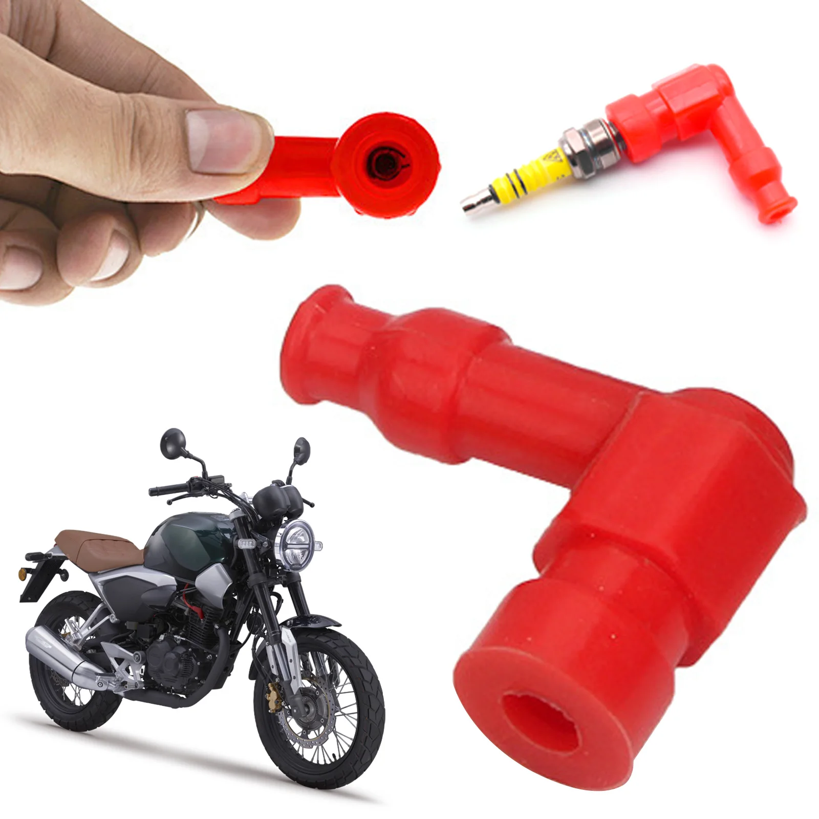 Kit Contacteur D'allumage + Bouchon Réservoir Pour Moto CN250 Helix 1986-2007 - Clé OEM 35010-KS4-711