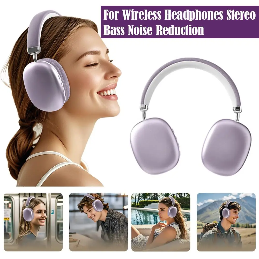 Wireless Headphones Bluetooth Active Noise Cancellation HIFI Stereo Surround Bass Noise Reduction Earphone For Music & Game L0H4 3