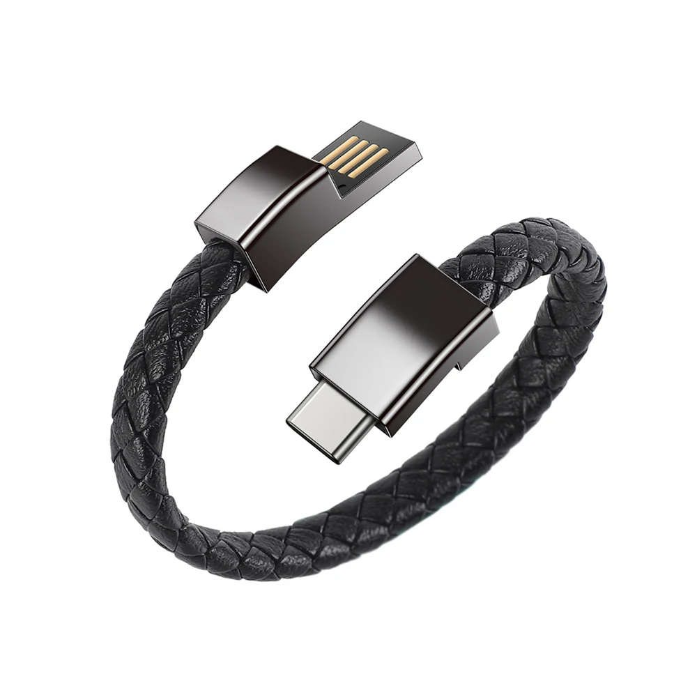 Bracelet USB Charging Cable Data Charging Cord for Samsung USB C cable for HUAWEI xiaomi Type C Micro USB Fast Charge cable