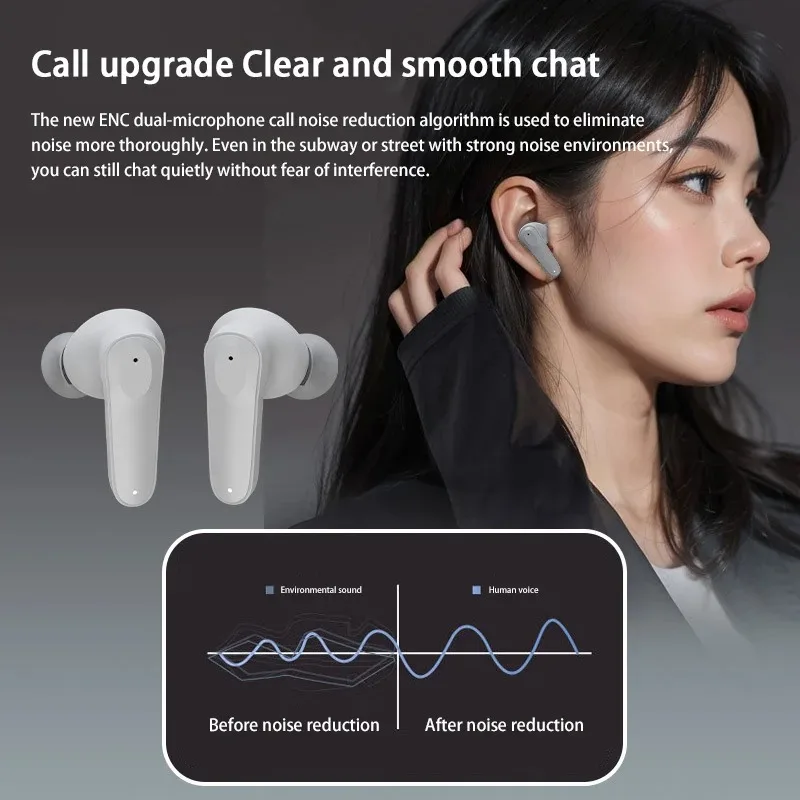 Wireless New A98 In Ear Bluetooth Earphones 5.4 Version HD Call Touch Sports Games High Volume Noise Reduction 3