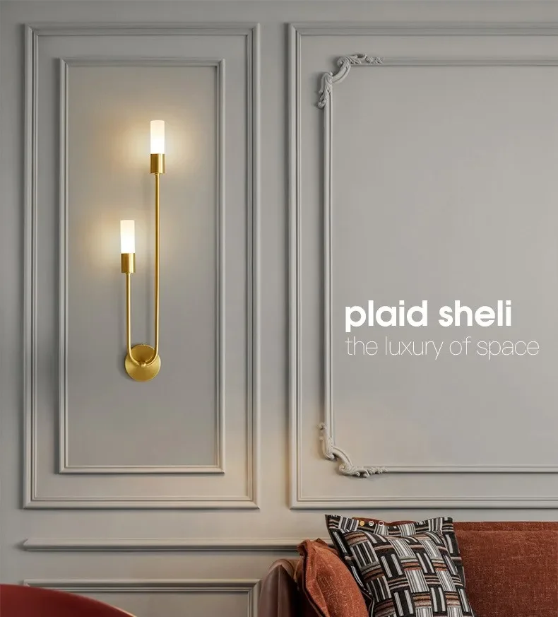 Applique Da Parete LED Ricaricabile Senza Fili - Lampada Moderna Touch 360° Per Camera, Soggiorno E Corridoio - Foto 12