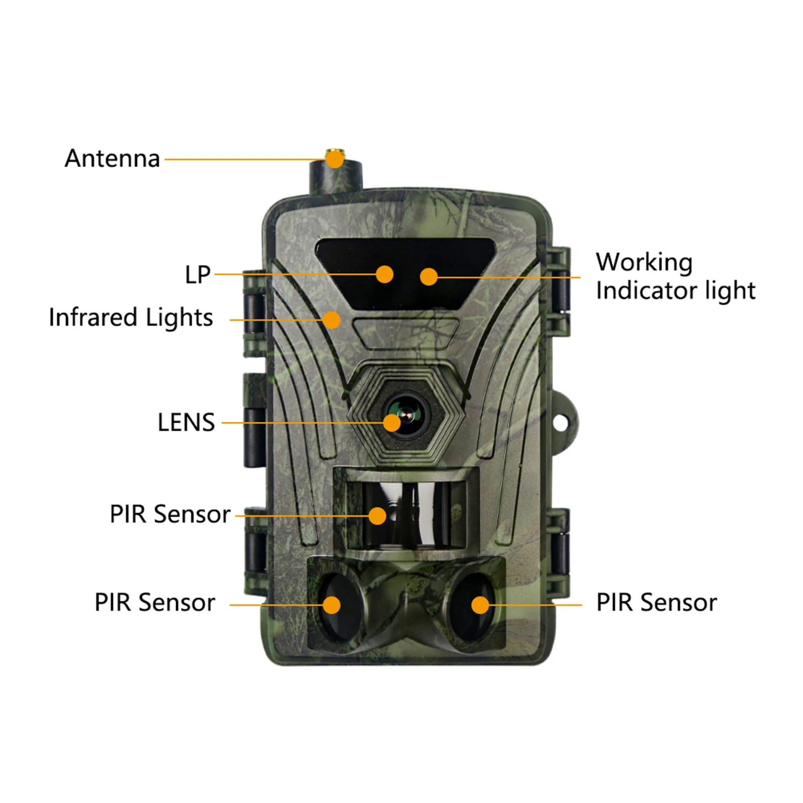 4G Trail Camera 4K Hunting Camera with SIM Card 60MP Photos Fast Trigger Wildlife Infrared Night Vision hunting trail camera trail camera