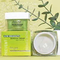 AILKE Crème pour le visage pour l'élimination de l'acné, crème pour le visage réduisant les boutons et les ruptures, nettoie en profondeur la peau, pour tous les types de peau, pour femmes et hommes 5