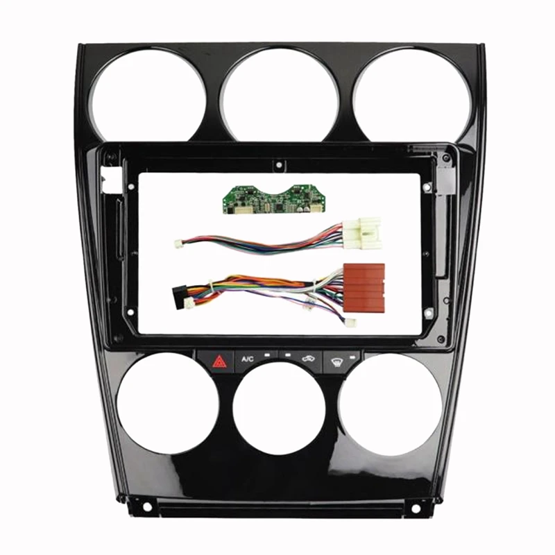 

2Din Car Radio Fascia for Mazda 6 2004-2016 DVD Stereo Frame Plate Adapter Mounting Dash Installation Bezel Trim Kit