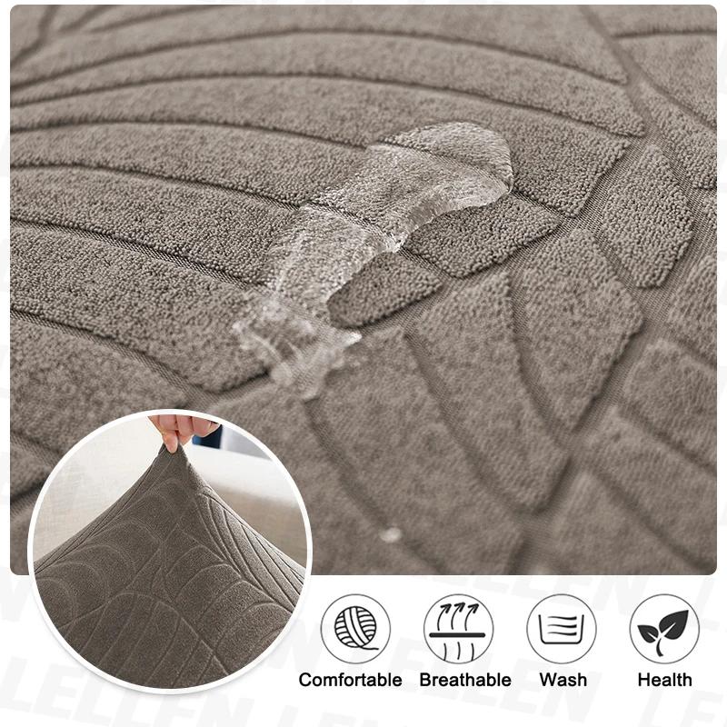 Sofa Cover Waterproof Stretch Jacquard Sofa Seat Slipcover For Living Room Home Hotel