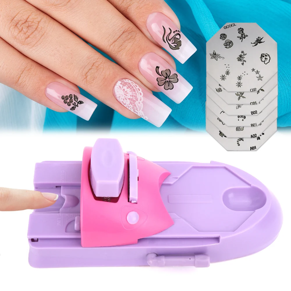 Buy Automatic Smart 3D Art Nail Printer Multifunction Portable Nail Art  Printers Machine Support WiFi/DIY/USB, with 4 Bottles of Professional Nail  Polish Accessories Online at Low Prices in India - Amazon.in