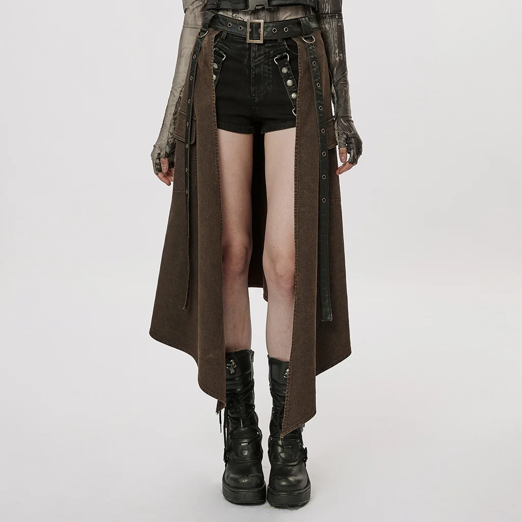 

Женская юбка в стиле Панк RAVE, модная индивидуальная юбка, женская уличная одежда, юбка в стиле хип-хоп на Хэллоуин