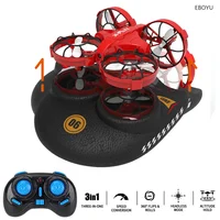 JJRC H116 RC Drone 2.4Ghz 3 in 1 RC Plane Boat Vehicle Flying Air/Boat/Land Driving Altitude Hold Headless Mode RC Quadcopter 1