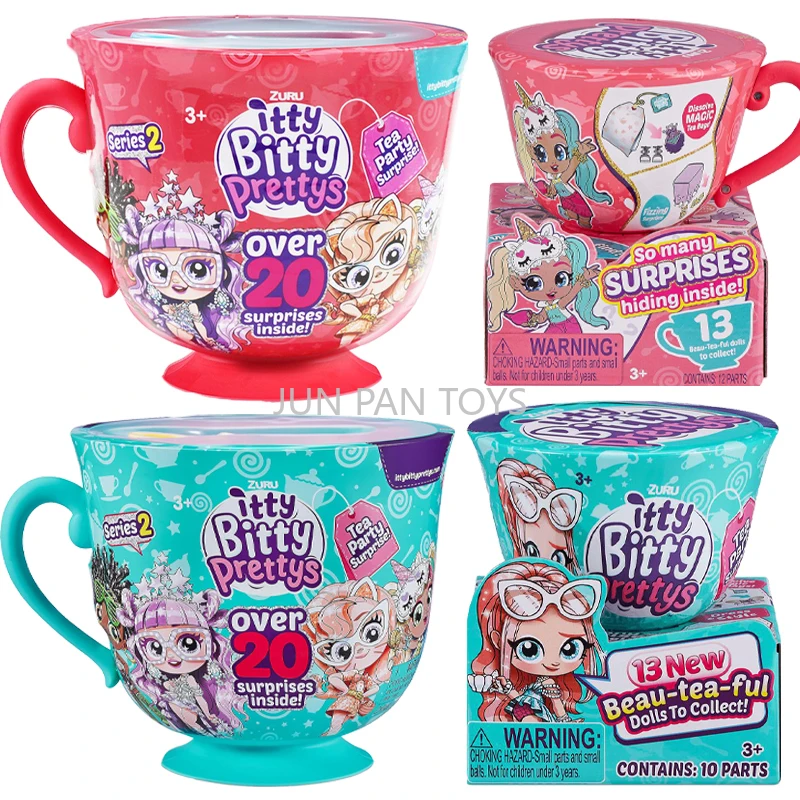 Original ZURU Itty Bitty Prettys Teacup Doll Tea Party Surprise
