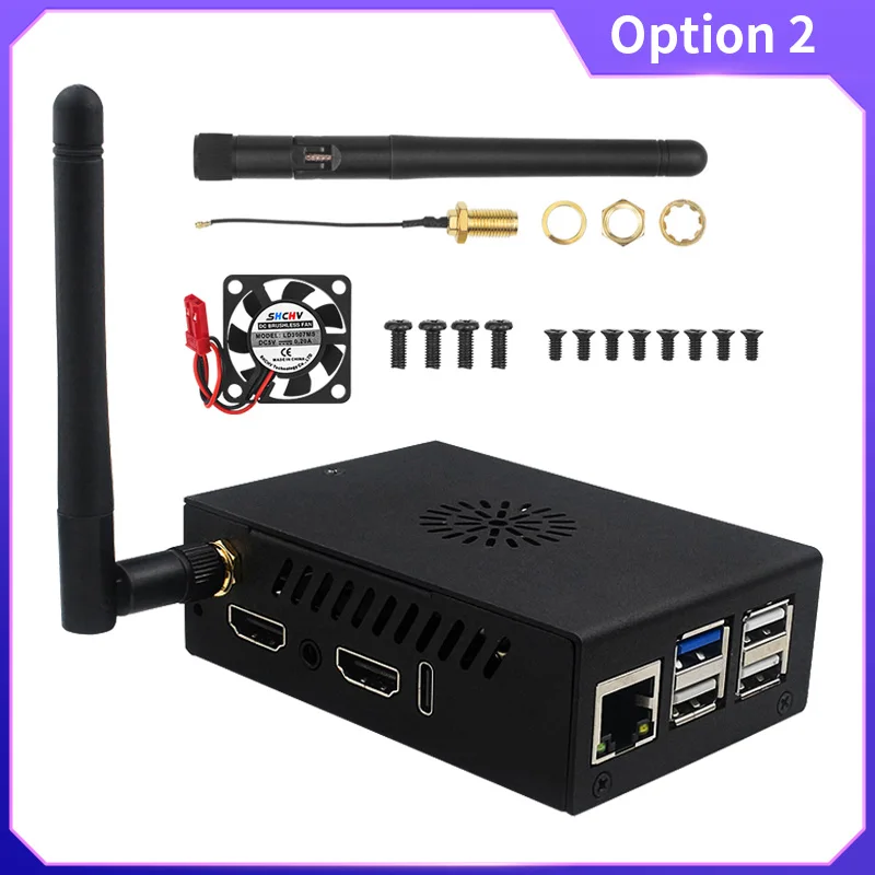 Orange Pi Metal Case with Cooling Options and Heat Dissipation Features