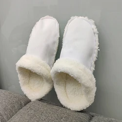 Winter Keep Warm Thickened Plush Shoe Covers Insoles For Feet DIY Lining For Slippers Accessories Indoor Detachable Shoes Liners