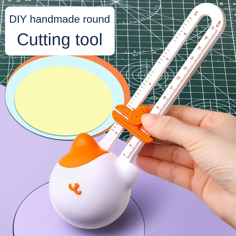Paper Cutter 360&deg; Rotarys Adjustable Cutting Round Knife Multi-Purpose Circle Cutter Journal Photo Scrapbooking Paper Circular Cutting Tools