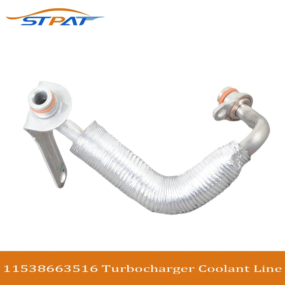 

STPAT 11538663516 Aluminum Coolant Pipe Turbocharger Coolant Hose For BMW F20 F23 F22 F34 F30 F31 F36 11538626654